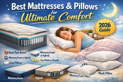 Best Mattresses and Pillows for Ultimate Comfort