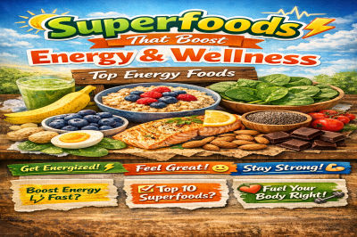 Superfoods That Boost Energy and Wellness