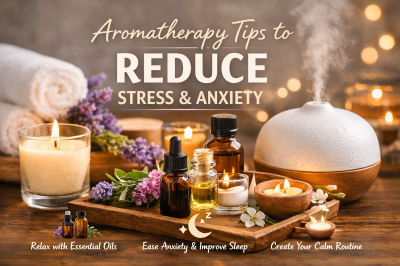 Aromatherapy Tips to Reduce Stress and Anxiety
