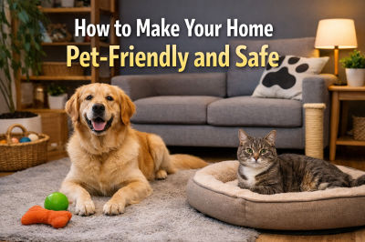 How to Make Your Home Pet-Friendly and Safe