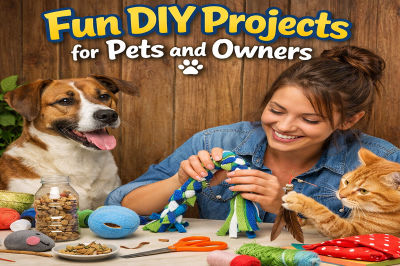 Fun DIY Projects for Pets and Owners