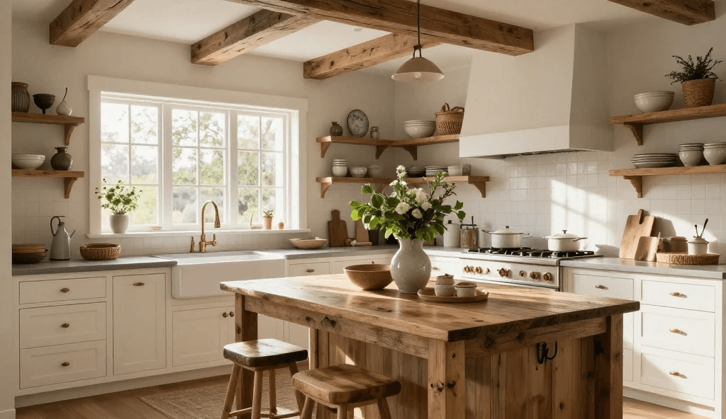 Farmhouse Kitchen Ideas That Feel Warm & Inviting